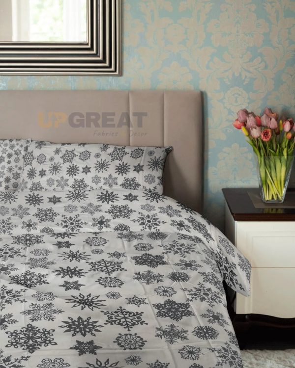 Bed Sheet Set – 3 Pieces – Multi Color – Snow